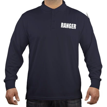 Stars Uniform 100% Polyester Ranger Tactical Performance Polo Long Sleeve Shirt - Detail View 63