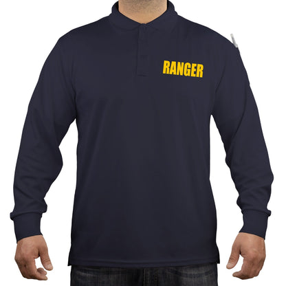 Stars Uniform 100% Polyester Ranger Tactical Performance Polo Long Sleeve Shirt - Detail View 74
