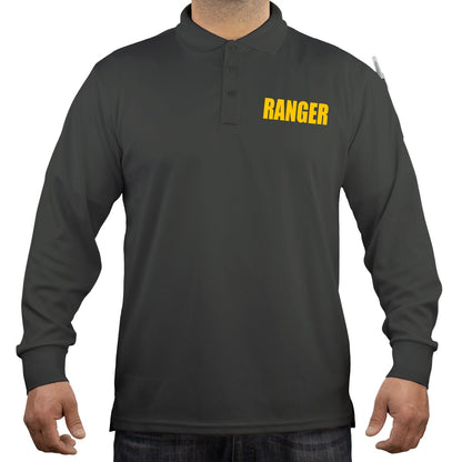 Stars Uniform 100% Polyester Ranger Tactical Performance Polo Long Sleeve Shirt - Detail View 84