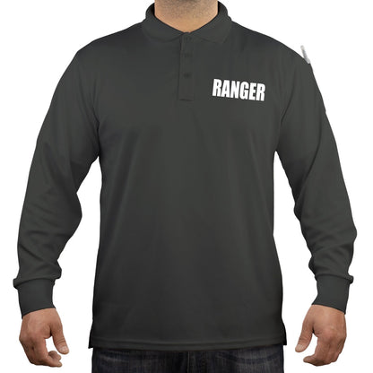 Stars Uniform 100% Polyester Ranger Tactical Performance Polo Long Sleeve Shirt - Detail View 88