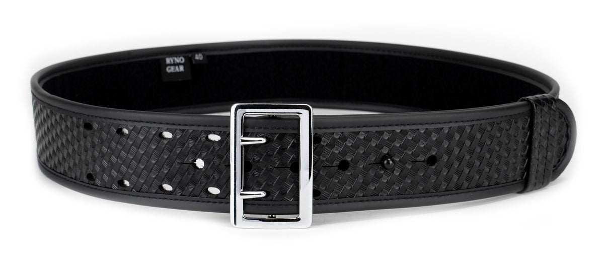 Stars Uniform 2.25" Basketweave Synthetic Leather Duty Belt - Detail View 5