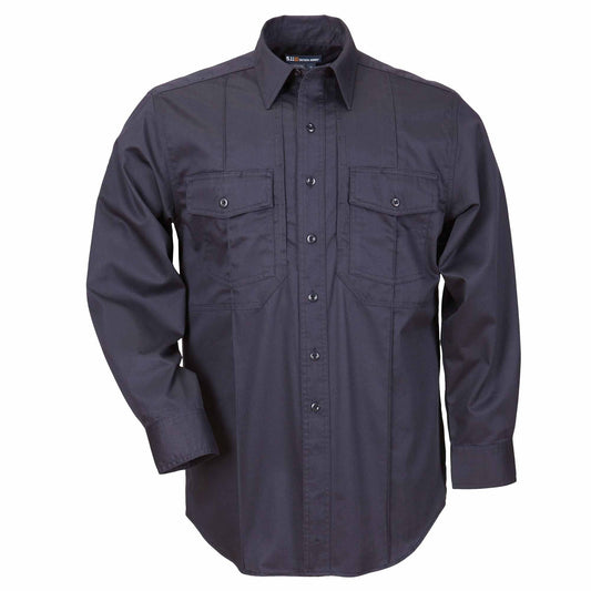 Stars Uniform 5.11 Station Shirt - B Class - Non-NFPA - Long Sleeve (Fire Navy) - Primary View