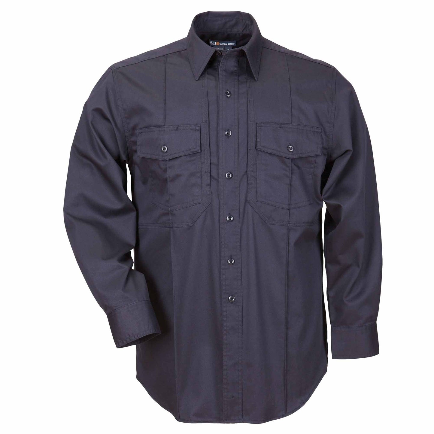 Stars Uniform 5.11 Station Shirt - B Class - Non-NFPA - Long Sleeve (Fire Navy) - Detail View 5