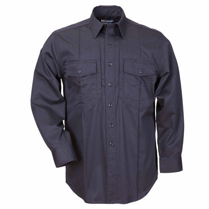 Stars Uniform 5.11 Station Shirt - B Class - Non-NFPA - Long Sleeve (Fire Navy) - Detail View 5