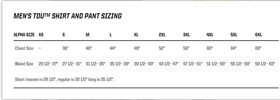 Stars Uniform 5.11 Taclite Rip-stop TDU Long Sleeve Shirts - Detail View 5