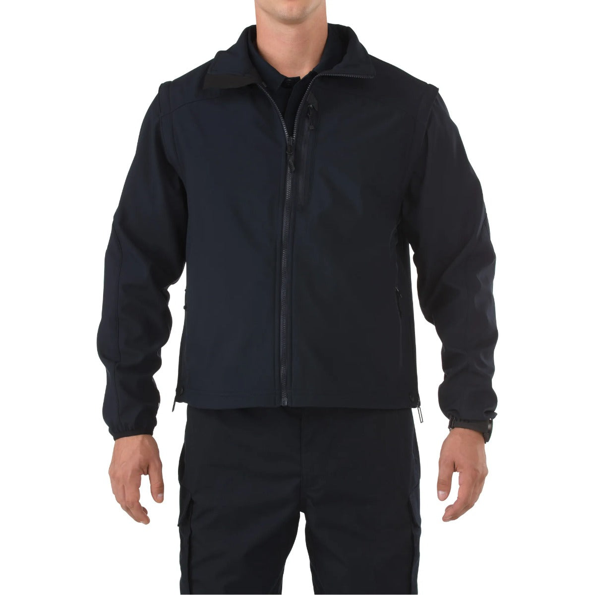Stars Uniform 5.11 Tactical Valiant Softshell Jacket (Dark Navy) - Primary View
