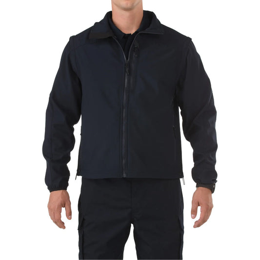 Stars Uniform 5.11 Tactical Valiant Softshell Jacket (Dark Navy) - Primary View
