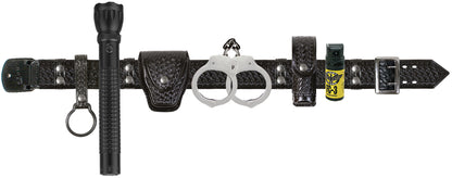 Stars Uniform Basket Weave Leather Duty Belt Combo with Accessories - Primary View