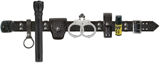 Stars Uniform Basket Weave Leather Duty Belt Combo with Accessories - Primary View