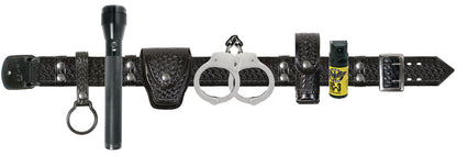 Stars Uniform Basket Weave Leather Duty Belt Combo with Accessories - Detail View 7