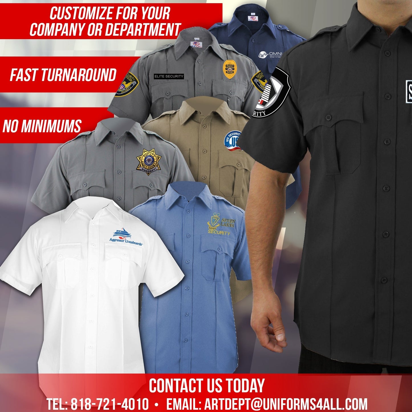 Stars Uniform BDU Shirts - Alternate View