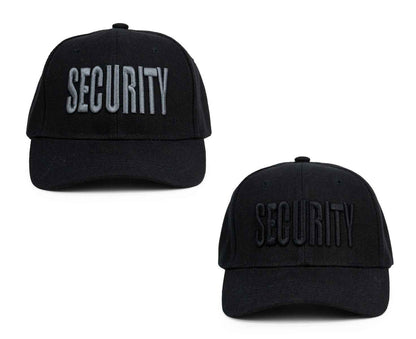 Stars Uniform Black Subdued Security Caps