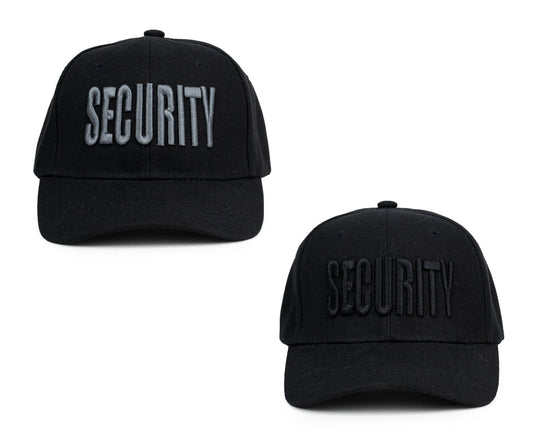 Stars Uniform Black Subdued Security Caps - Primary View