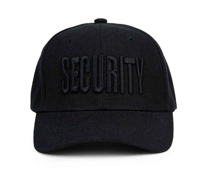 Stars Uniform Black Subdued Security Caps