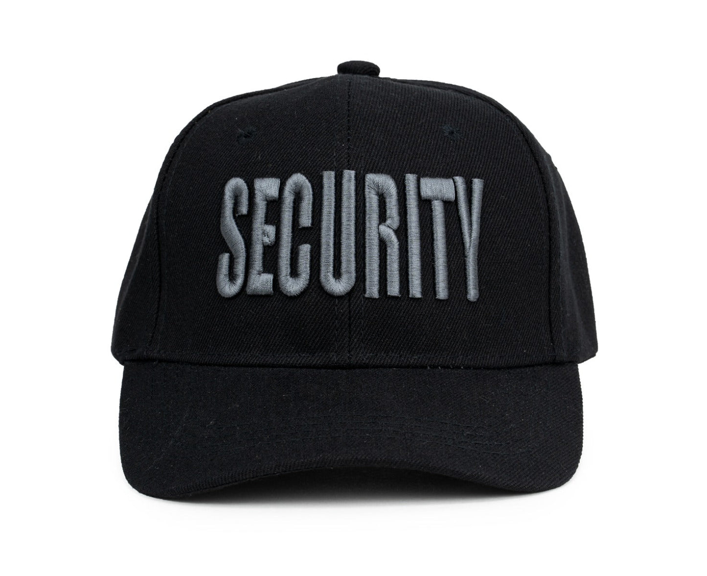 Stars Uniform Black Subdued Security Caps - Detail View 1