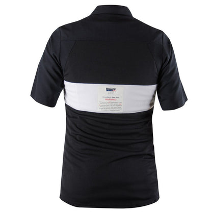 Stars Uniform Blauer LAPD 100% Wool Armorskin® Short Sleeve Base Shirt Dark Navy - Detail View 1