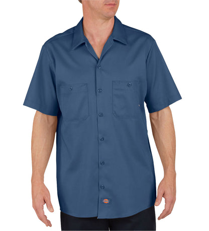 Stars Uniform Dickies Industrial Short Sleeve Work Shirts - Detail View 8