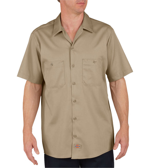 Stars Uniform Dickies Industrial Short Sleeve Work Shirts - Alternate View