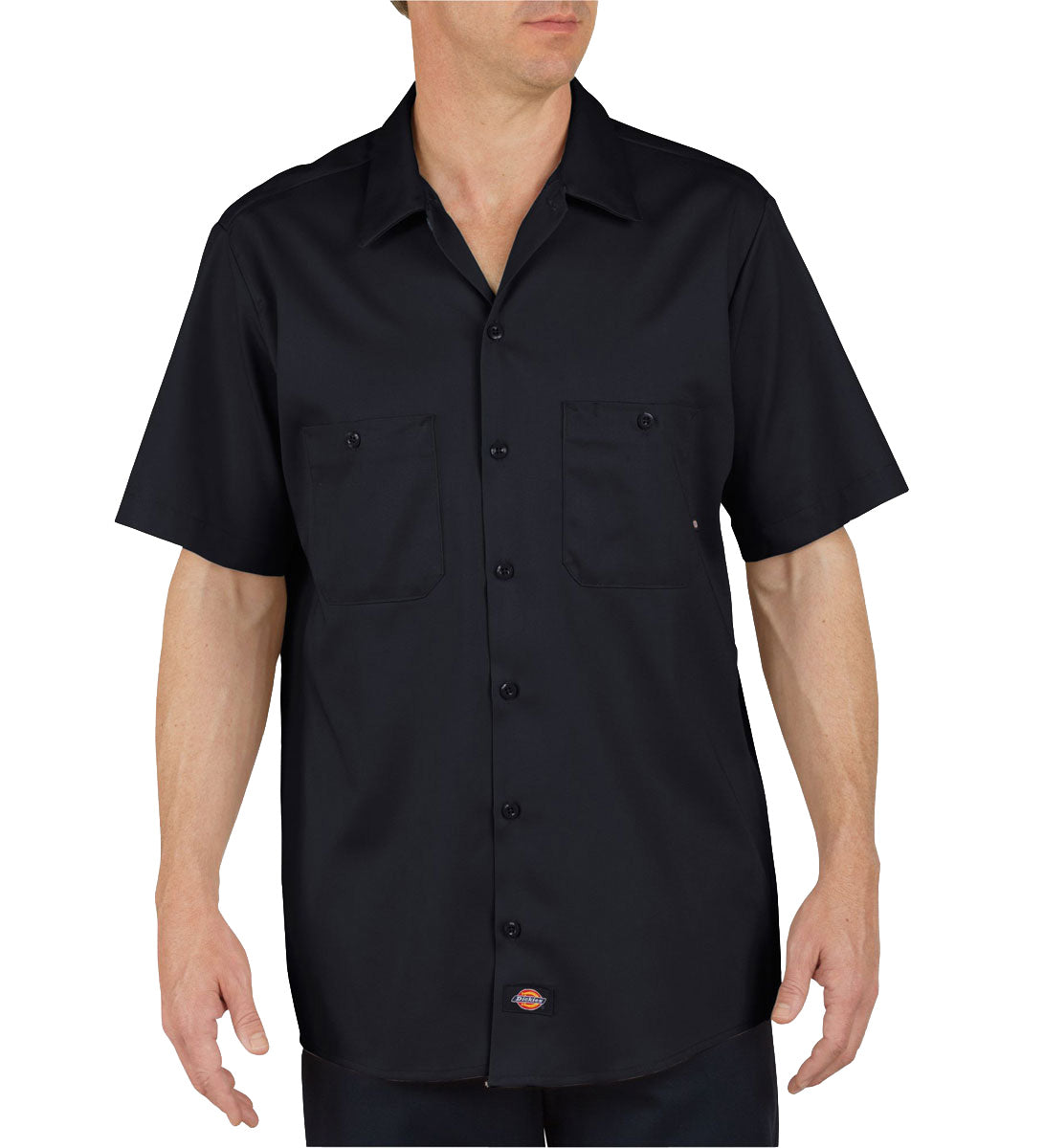Stars Uniform Dickies Industrial Short Sleeve Work Shirts - Detail View 4