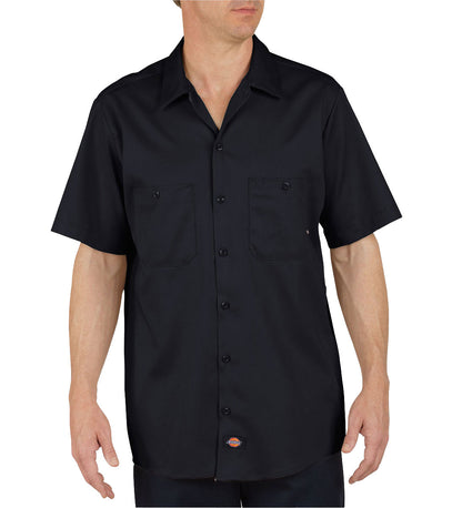 Stars Uniform Dickies Industrial Short Sleeve Work Shirts - Detail View 6