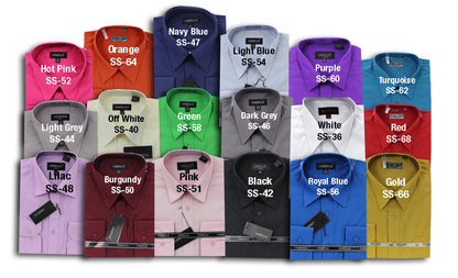 Stars Uniform Dress Shirts - Short Sleeve - Primary View