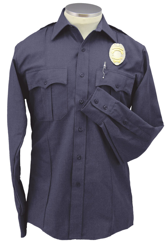Stars Uniform DutyMaxx West Coast Styled Long Sleeve Shirts for Men (Navy Blue) - Primary View