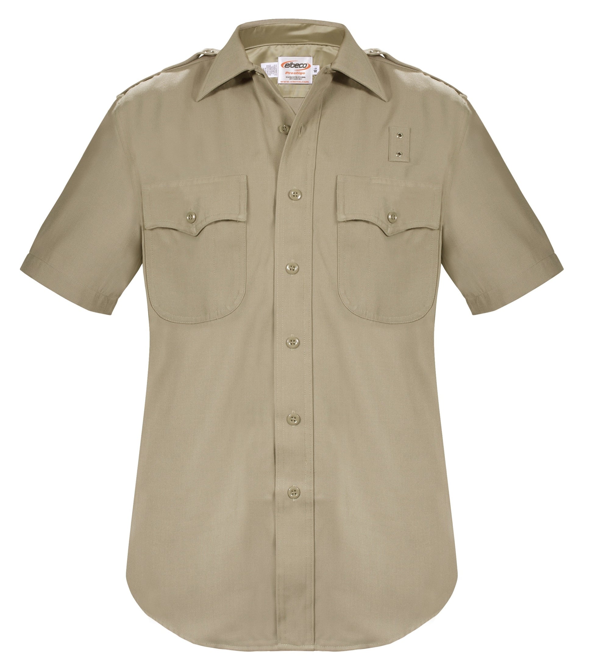 Stars Uniform Elbeco Class A Men's California Highway Patrol CHP Short Sleeve Shirts - Poly/Wool (7157N) - Primary View