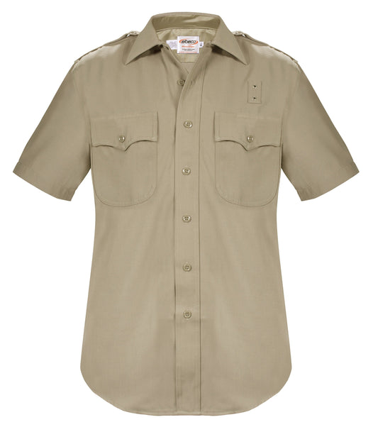 Stars Uniform Elbeco Class A Men's California Highway Patrol CHP Short Sleeve Shirts - Poly/Wool (7157N) - Primary View