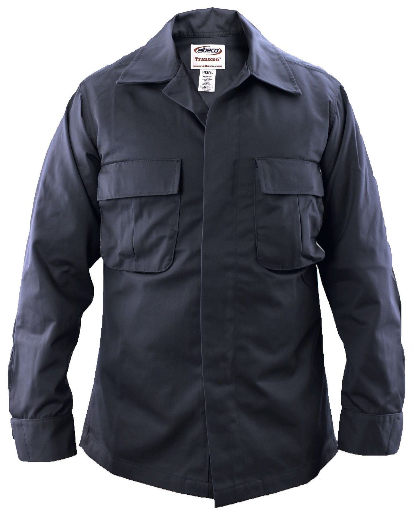 Stars Uniform Elbeco Tactical Duty Shirt-JAC Sateen (Navy Blue) - Primary View