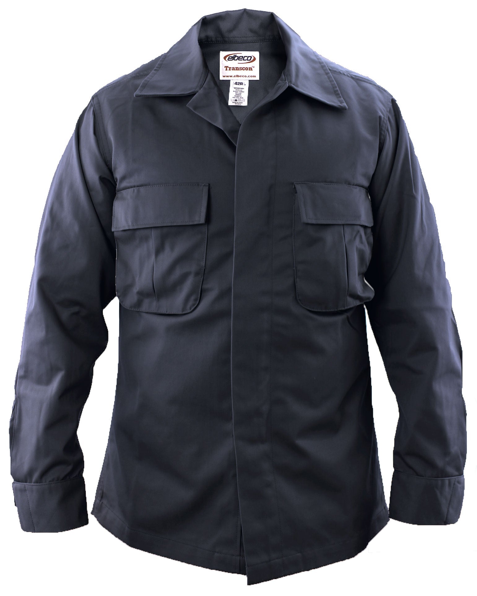 Stars Uniform Elbeco Tactical Duty Shirt-JAC Sateen (Navy Blue) - Primary View