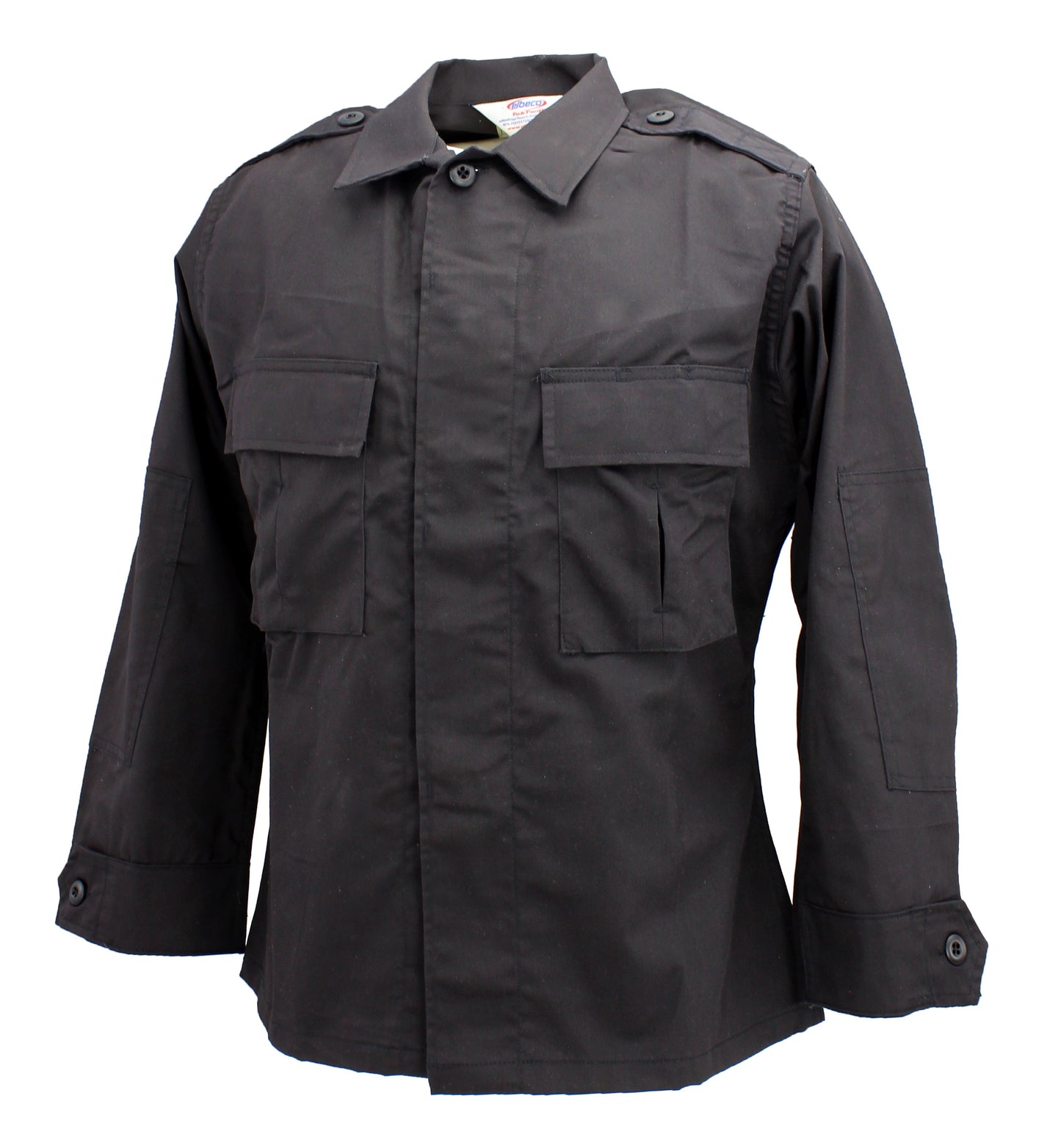 Stars Uniform Elbeco TekTwill Basic Duty Uniform BDU Shirt (Black) - Alternate View
