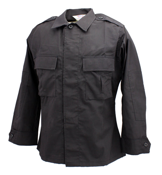 Stars Uniform Elbeco TekTwill Basic Duty Uniform BDU Shirt (Black) - Alternate View