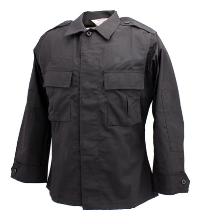 Stars Uniform Elbeco TekTwill Basic Duty Uniform BDU Shirt (Black) - Detail View 3