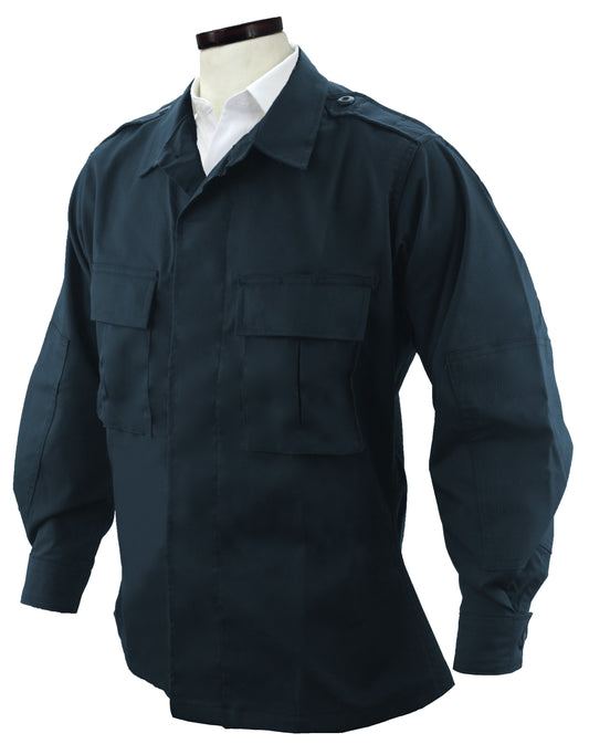 Stars Uniform Elbeco TekTwill Basic Duty Uniform (BDU) Shirt (Dark Navy) - Primary View