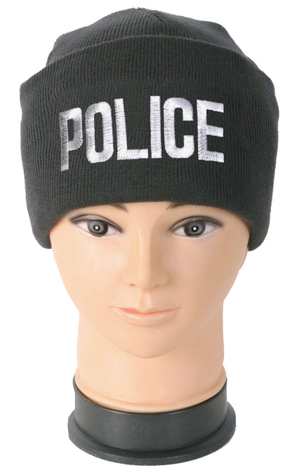 Stars Uniform Embroidered Beanies with ID (Security, Police, Sheriff) - Detail View 10