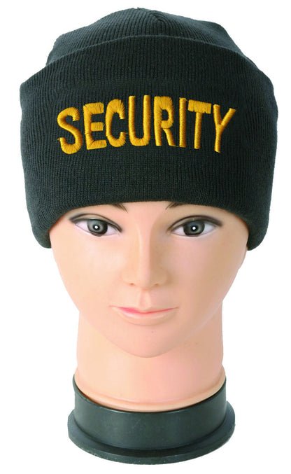 Stars Uniform Embroidered Beanies with ID (Security, Police, Sheriff) - Detail View 4