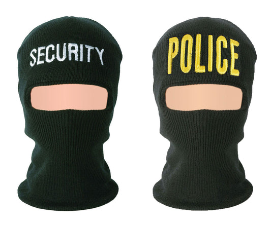 Stars Uniform Embroidered Ski Masks with ID (Security & Police) - Primary View