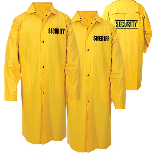 Stars Uniform Full-Length Raincoat With Security and Sheriff - Primary View