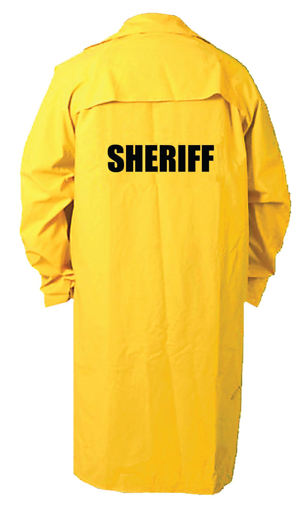 Stars Uniform Full-Length Raincoat With Security and Sheriff - Primary View