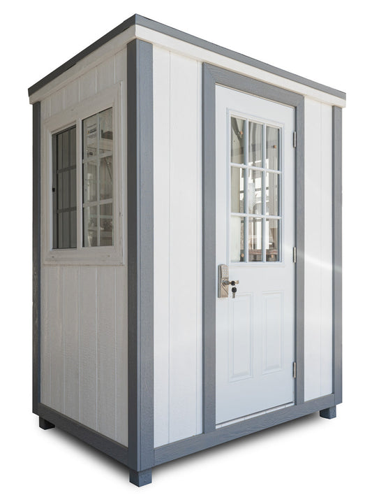 Stars Uniform Fully Equipped Portable Security Booth - Primary View
