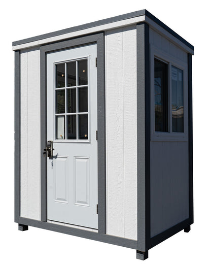 Stars Uniform Fully Equipped Portable Security Booth - Alternate View