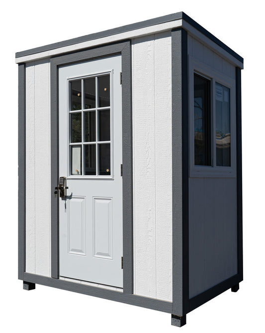 Stars Uniform Fully Equipped Portable Security Booth - Alternate View