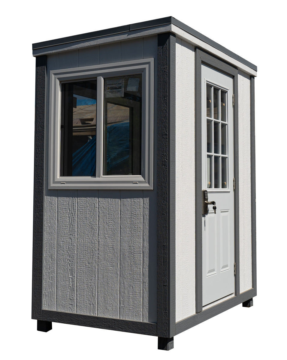 Stars Uniform Fully Equipped Portable Security Booth - Detail View 2