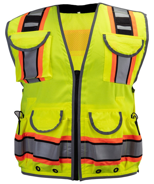 Stars Uniform Hi-Vis Safety Vest Surveyors Reflective CLASS 2 - Primary View
