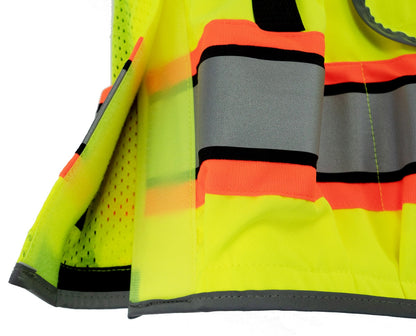 Stars Uniform Hi-Vis Safety Vest Surveyors Reflective CLASS 2 - Detail View 3