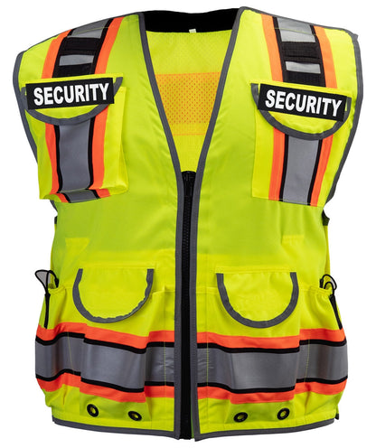 Stars Uniform Hi-Vis Safety Vest Surveyors Reflective CLASS 2 - Detail View 4