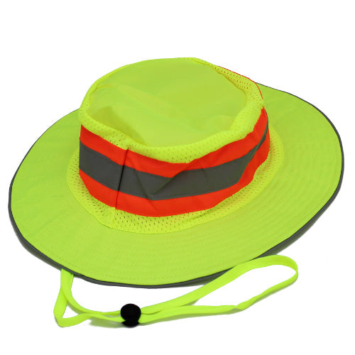 Stars Uniform High Visibility Reflective Mesh Safety Hat - Primary View