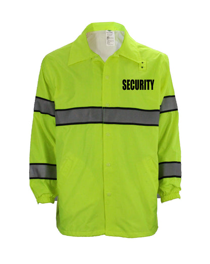 Stars Uniform High Visibility Windbreaker with ID (Security, Police, Sheriff, Staff) - Detail View 9