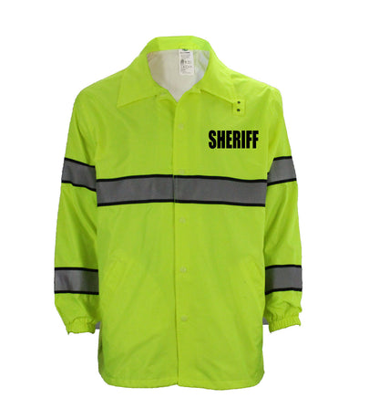 Stars Uniform High Visibility Windbreaker with ID (Security, Police, Sheriff, Staff) - Alternate View