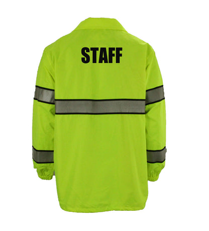Stars Uniform High Visibility Windbreaker with ID (Security, Police, Sheriff, Staff) - Detail View 2